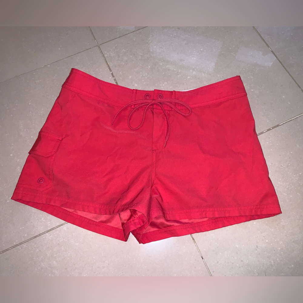 (L) Vintage Jag Jeans Red/Orange Summer Shorts